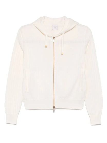 Knitted Zip-Up Hoodie