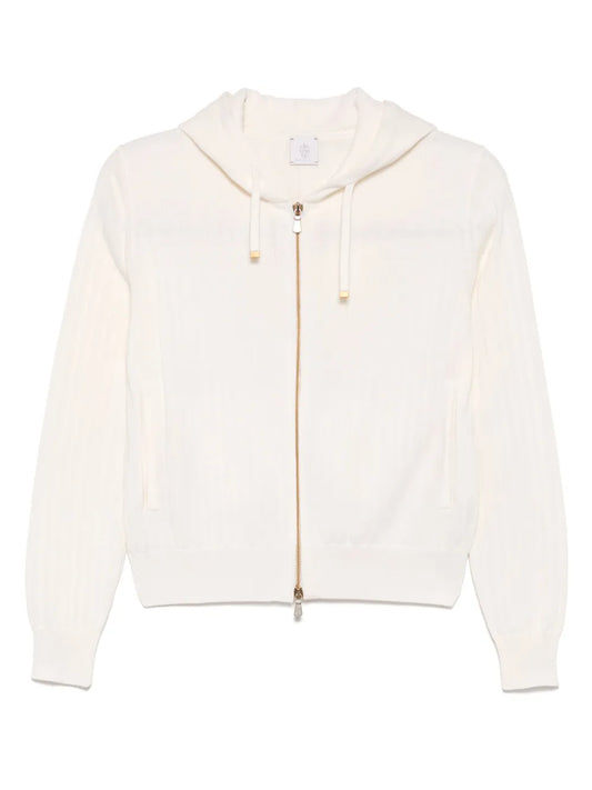 Knitted Zip-Up Hoodie