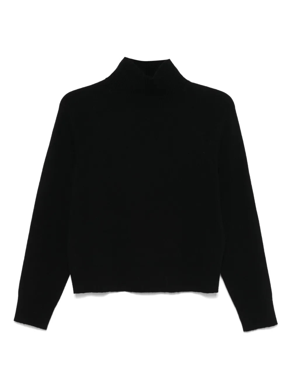 High-Neck Raglan-Sleeves Sweater