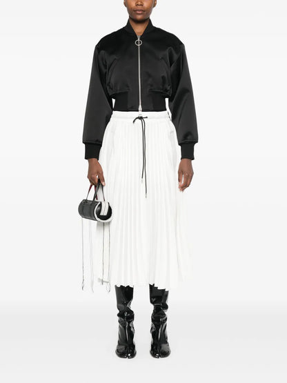 Pleated Midi Skirt