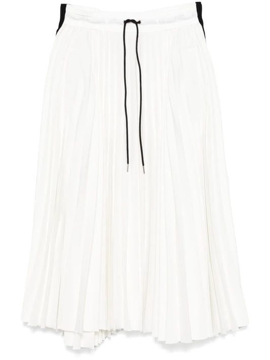 Pleated Midi Skirt
