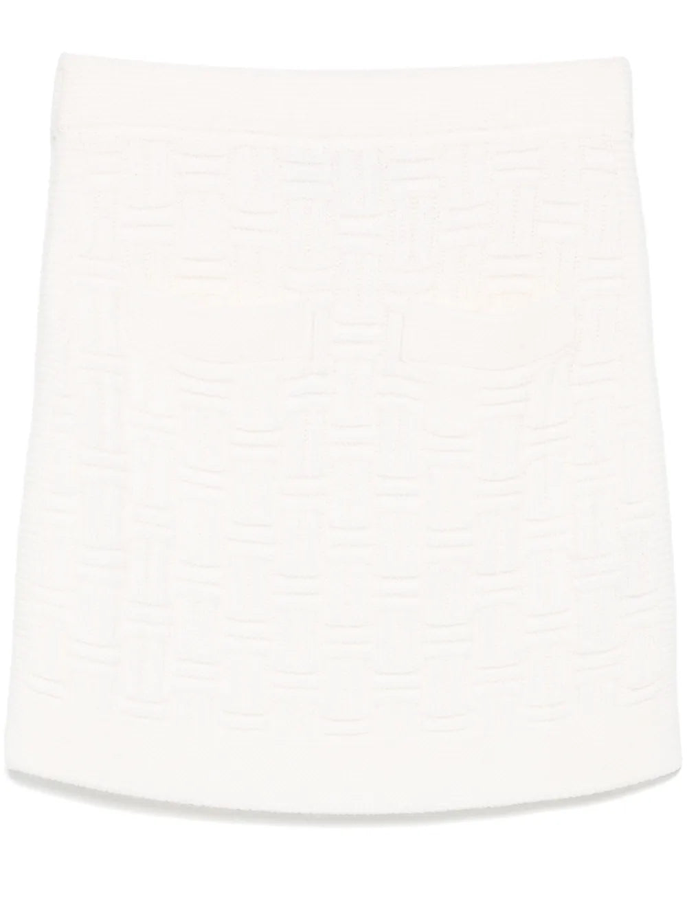 Column Stitch Mini Skirt