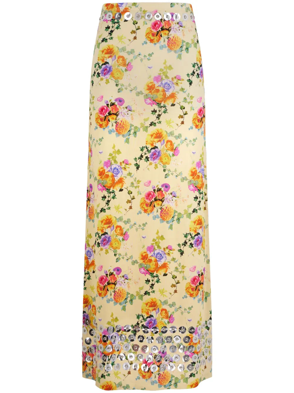 Floral Embellished Maxi Skirt