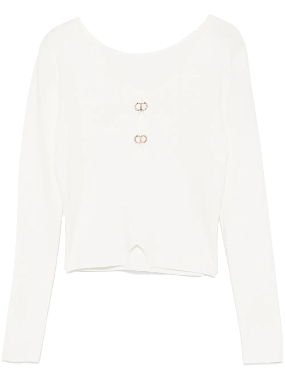 Dual-Use Oval-T Sweater