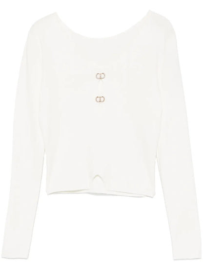 Dual-Use Oval-T Sweater