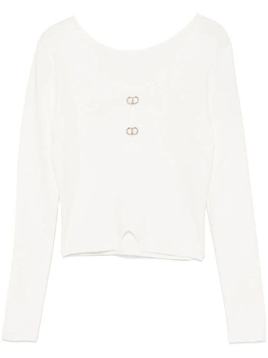 Dual-Use Oval-T Sweater