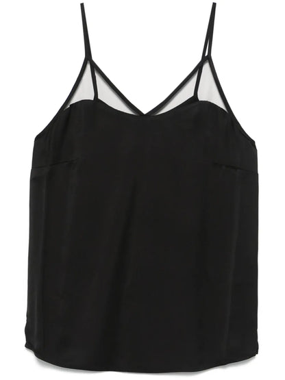 Satin Tulle Top