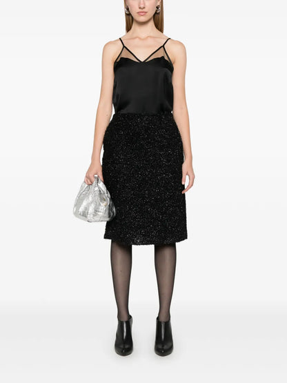 Satin Tulle Top