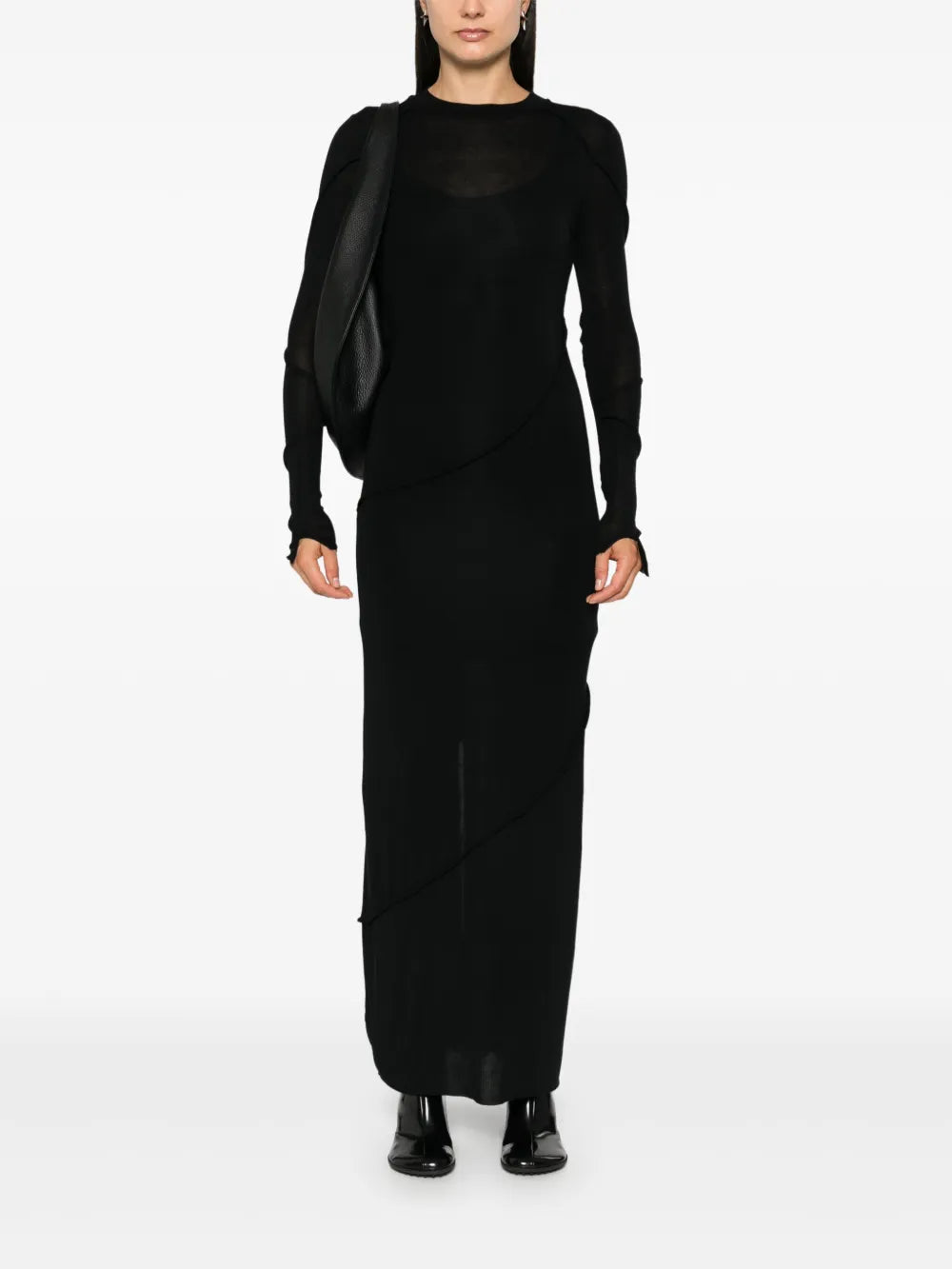 Seam-Detail Maxi Dress