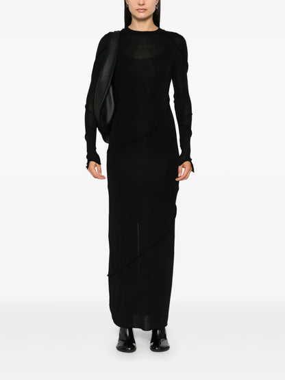Seam-Detail Maxi Dress