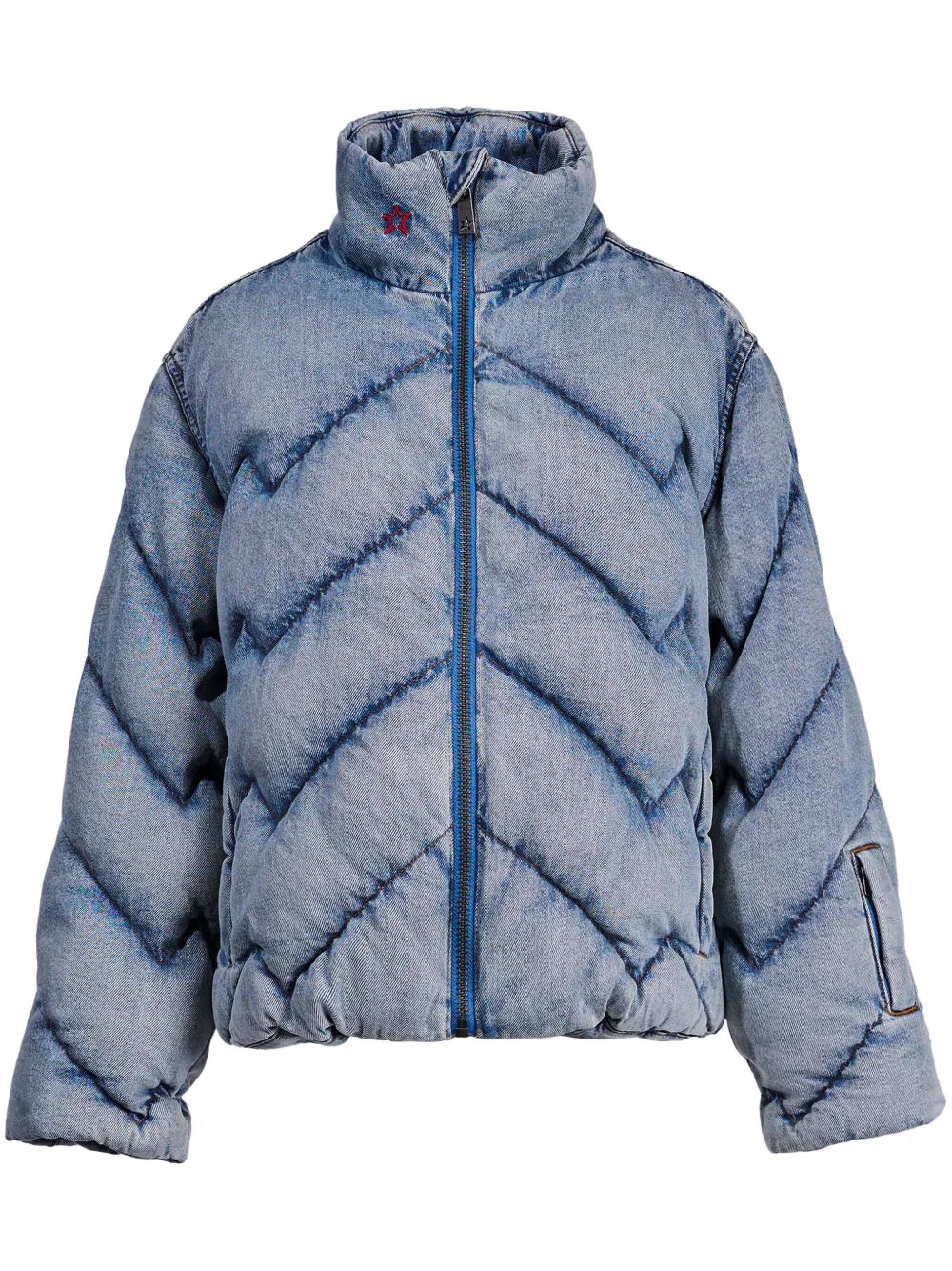 Denim Puffer Jacket