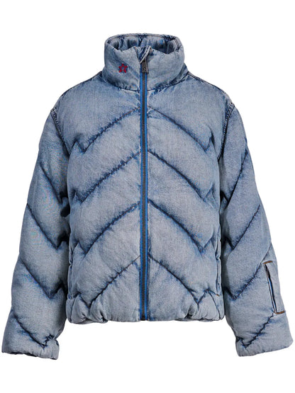 Denim Puffer Jacket