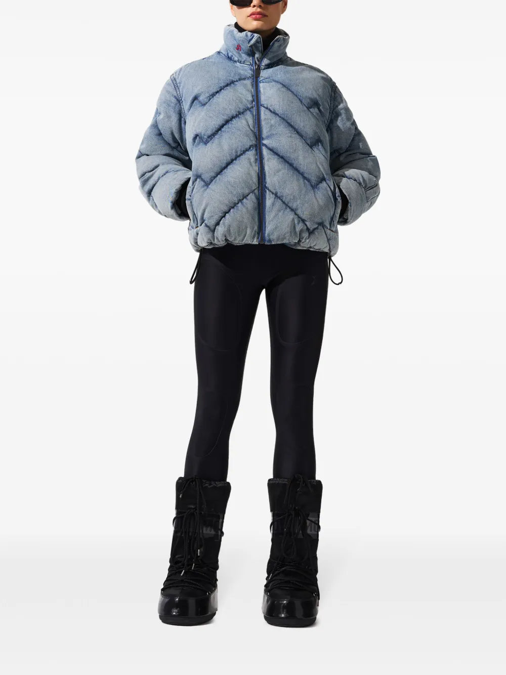 Denim Puffer Jacket