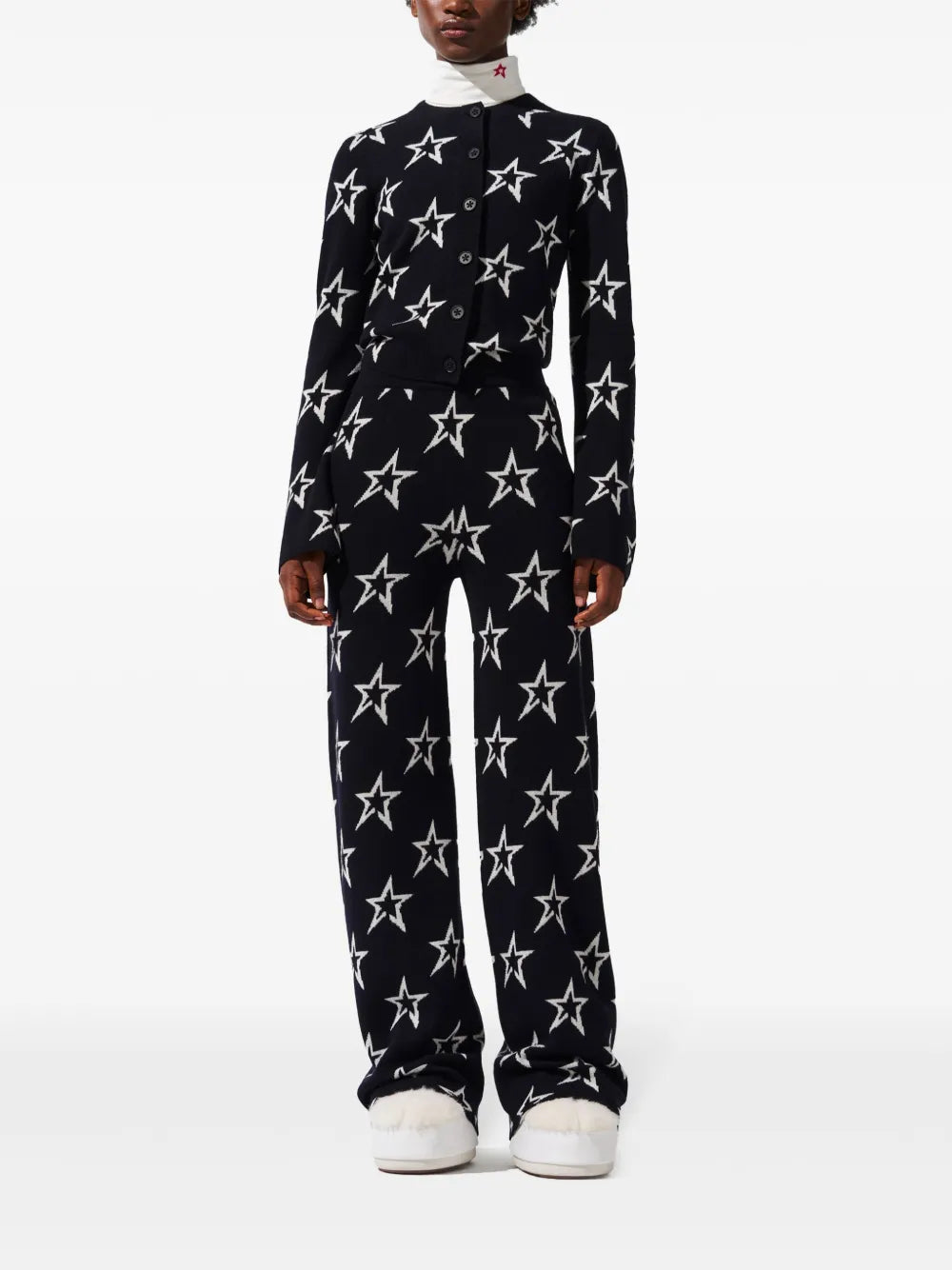 Chalet Embroidered-Logo Knitted Trousers