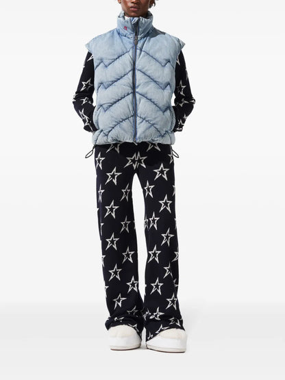 Denim Puffer Gilet