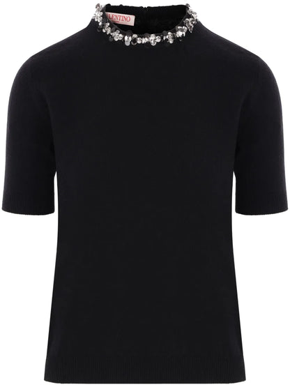 Gem-Embellished Sweater