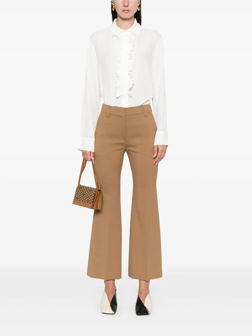 Ruffle-Detail Shirt