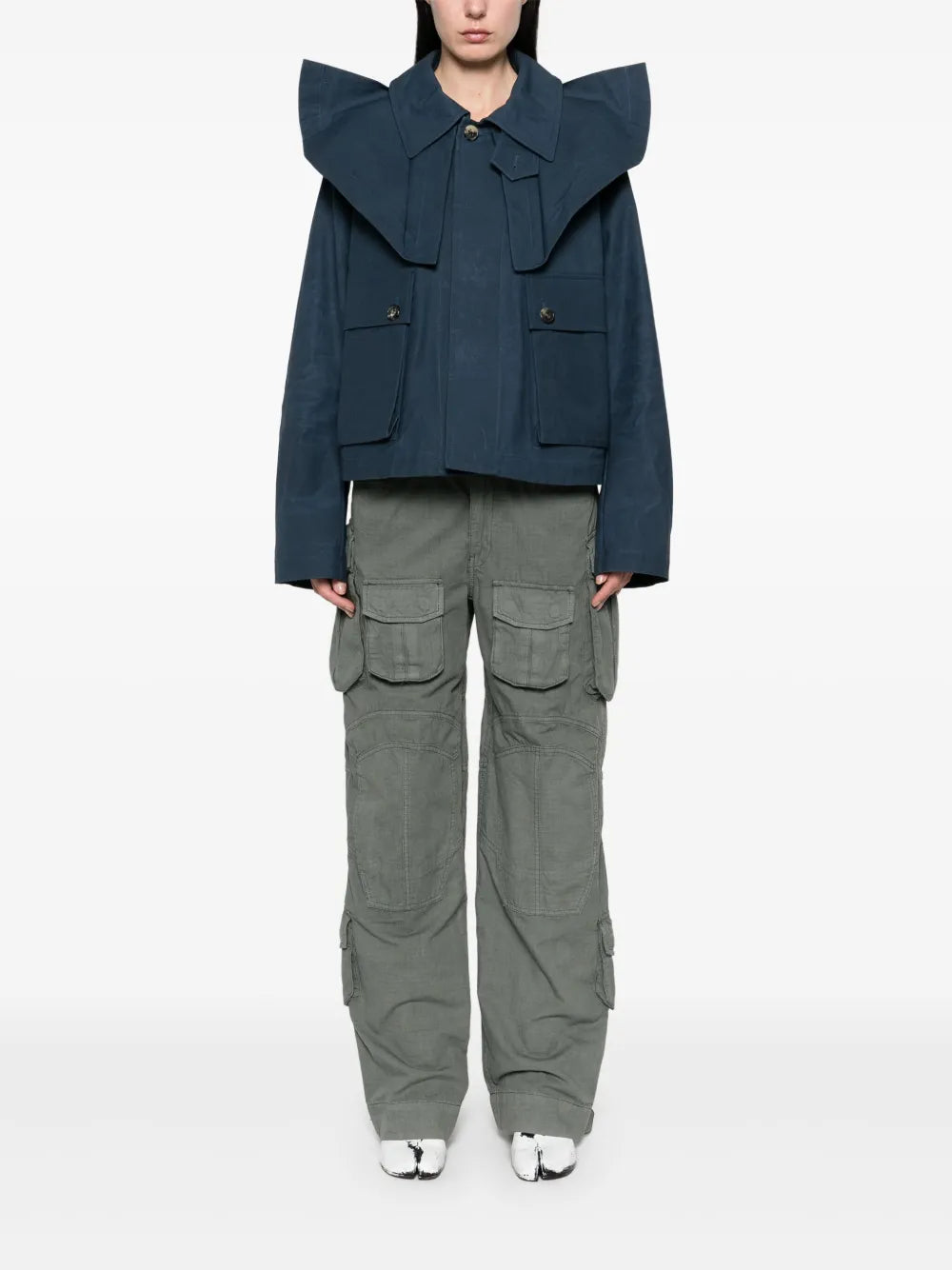 Cropped Trench Jacket