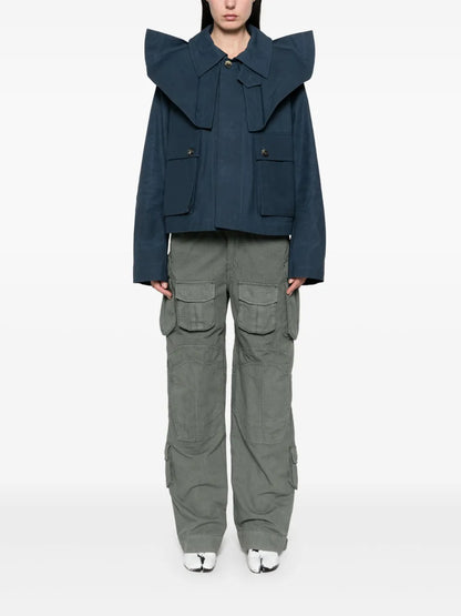 Cropped Trench Jacket