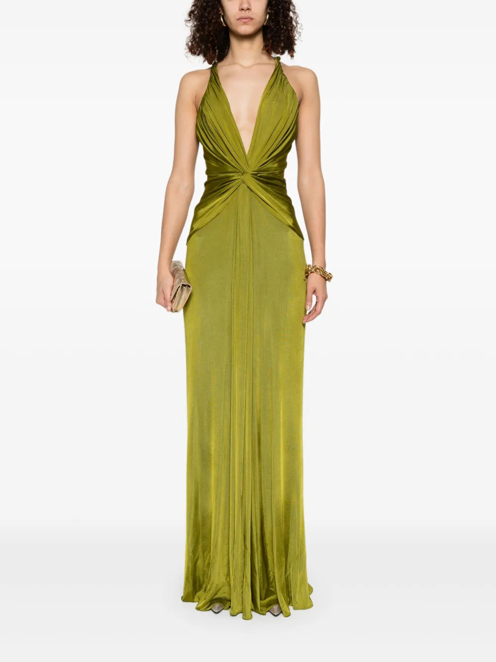 Knot-Detail Maxi Dress