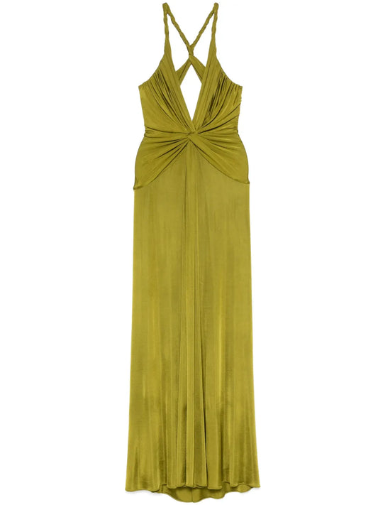 Knot-Detail Maxi Dress