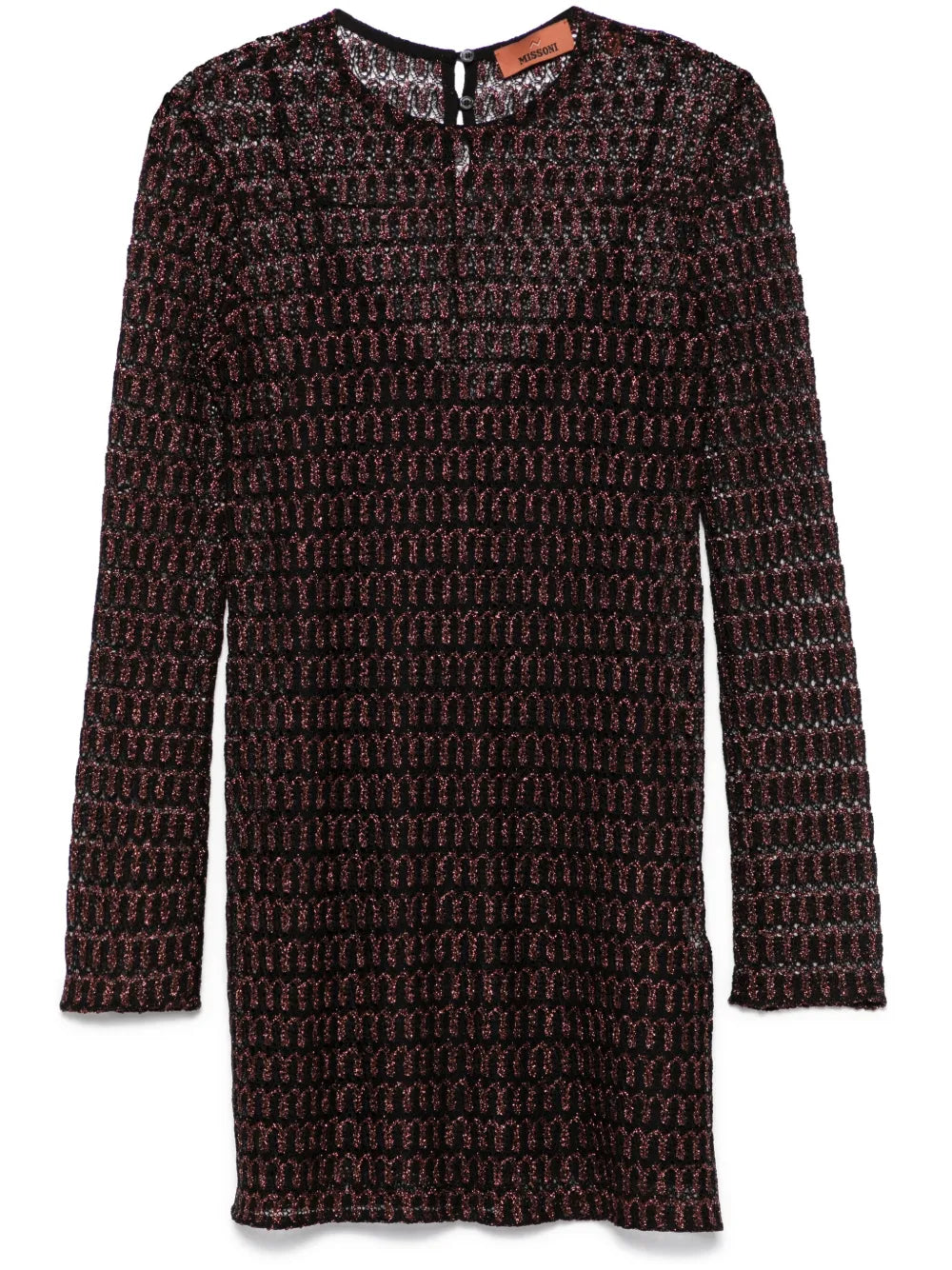 Open-Knit Mini Dress