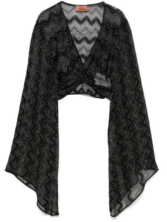 Crochet-Knit Cropped Top