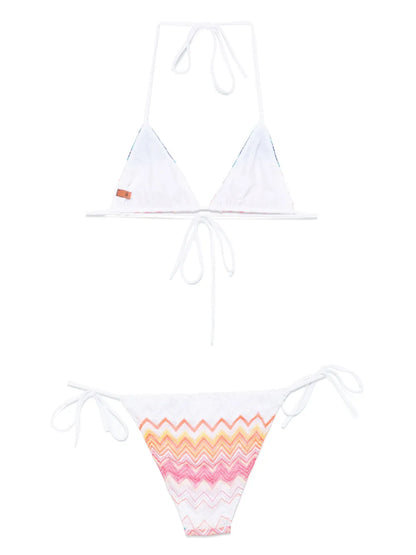 Zigzag Lurex Bikini Set