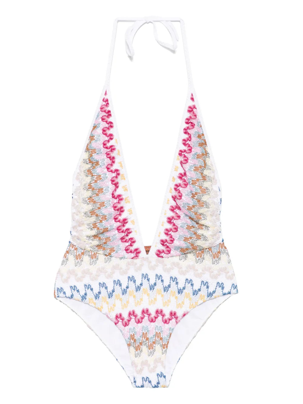 Zigzag-Woven Swimsuit