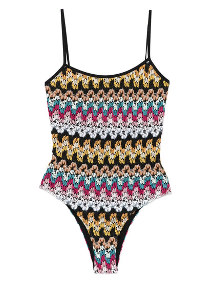 Crochet-Knit Swimsuit