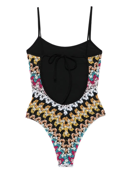 Crochet-Knit Swimsuit