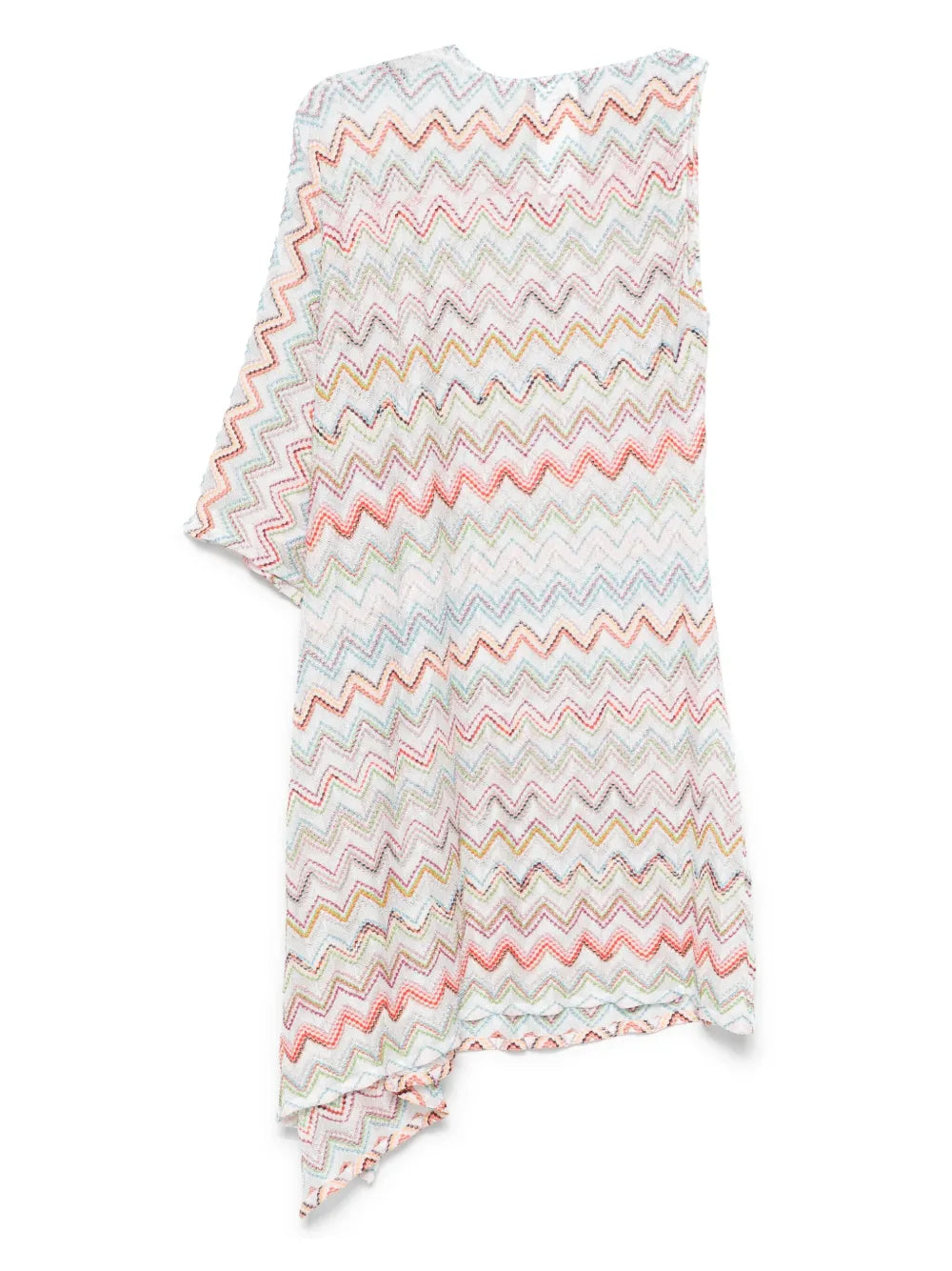 Striped Asymmetric Cover-Up