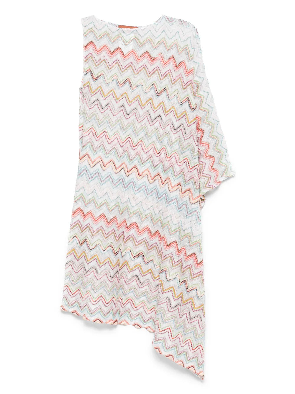 Striped Asymmetric Cover-Up
