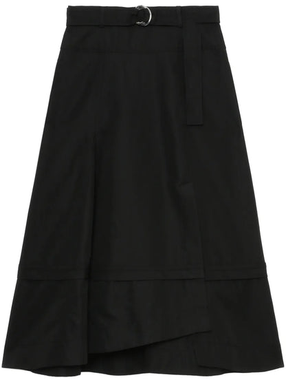 Belted Flare Skirt