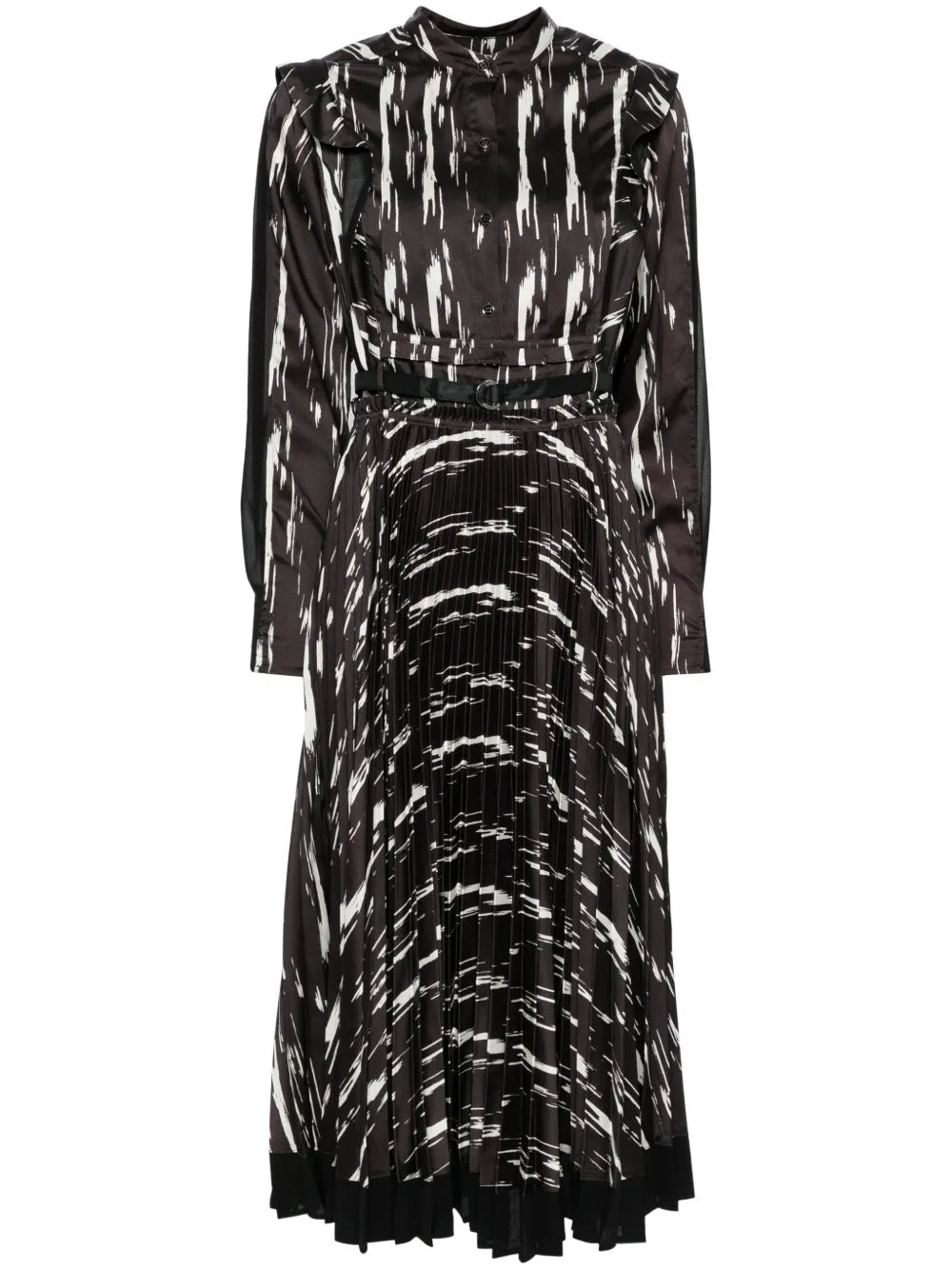 All-Over Graphic Print Dress