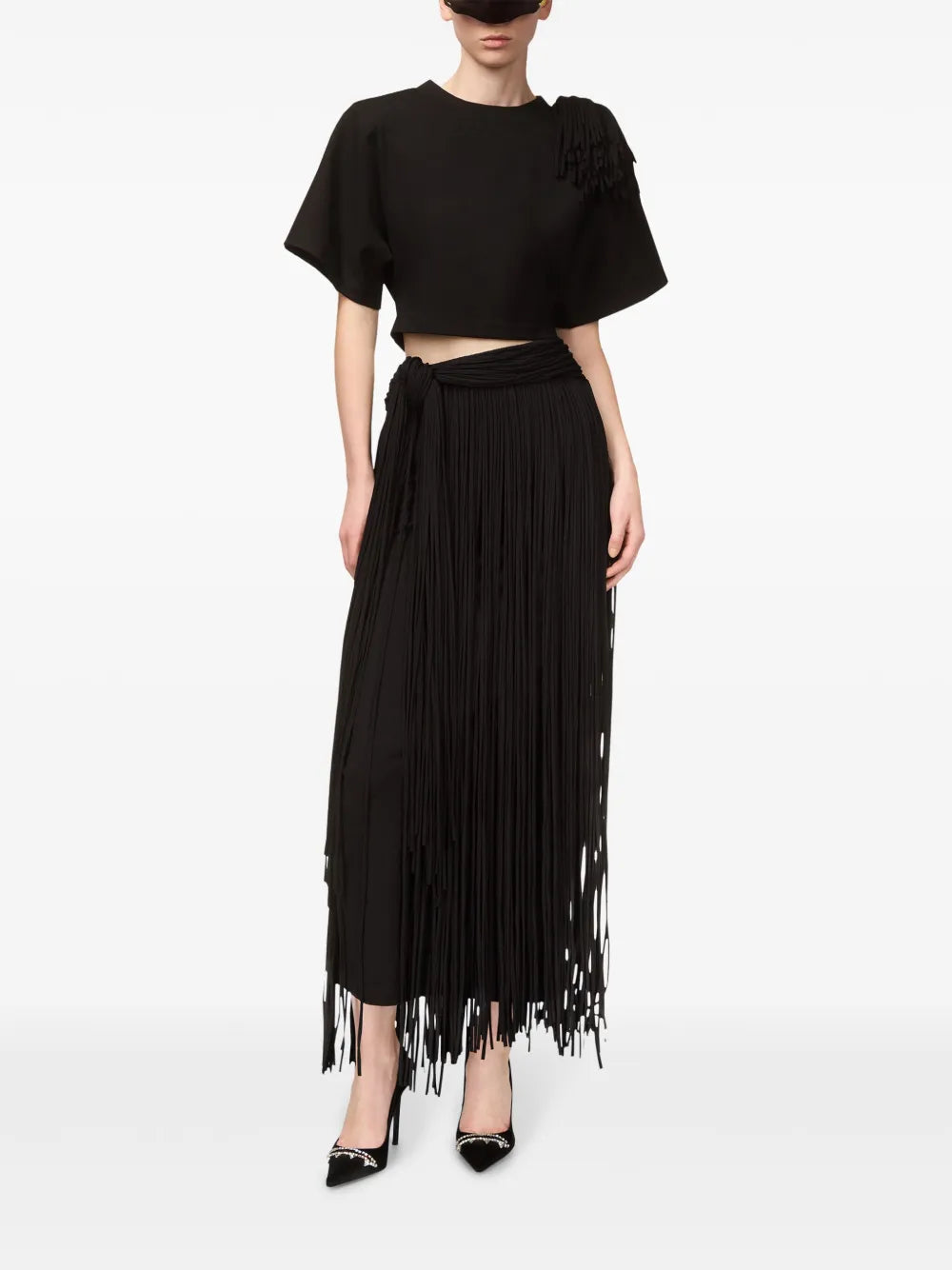Fringed Brooch T-Shirt