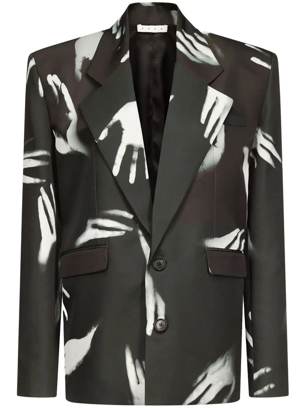 Graphic-Print Blazer