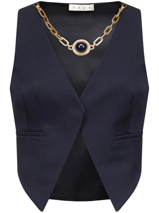 Gemstone-Necklace Gilet