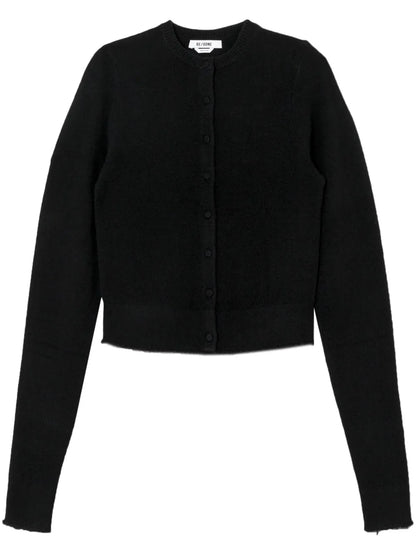 Crew-Neck Cashmere Cardigan