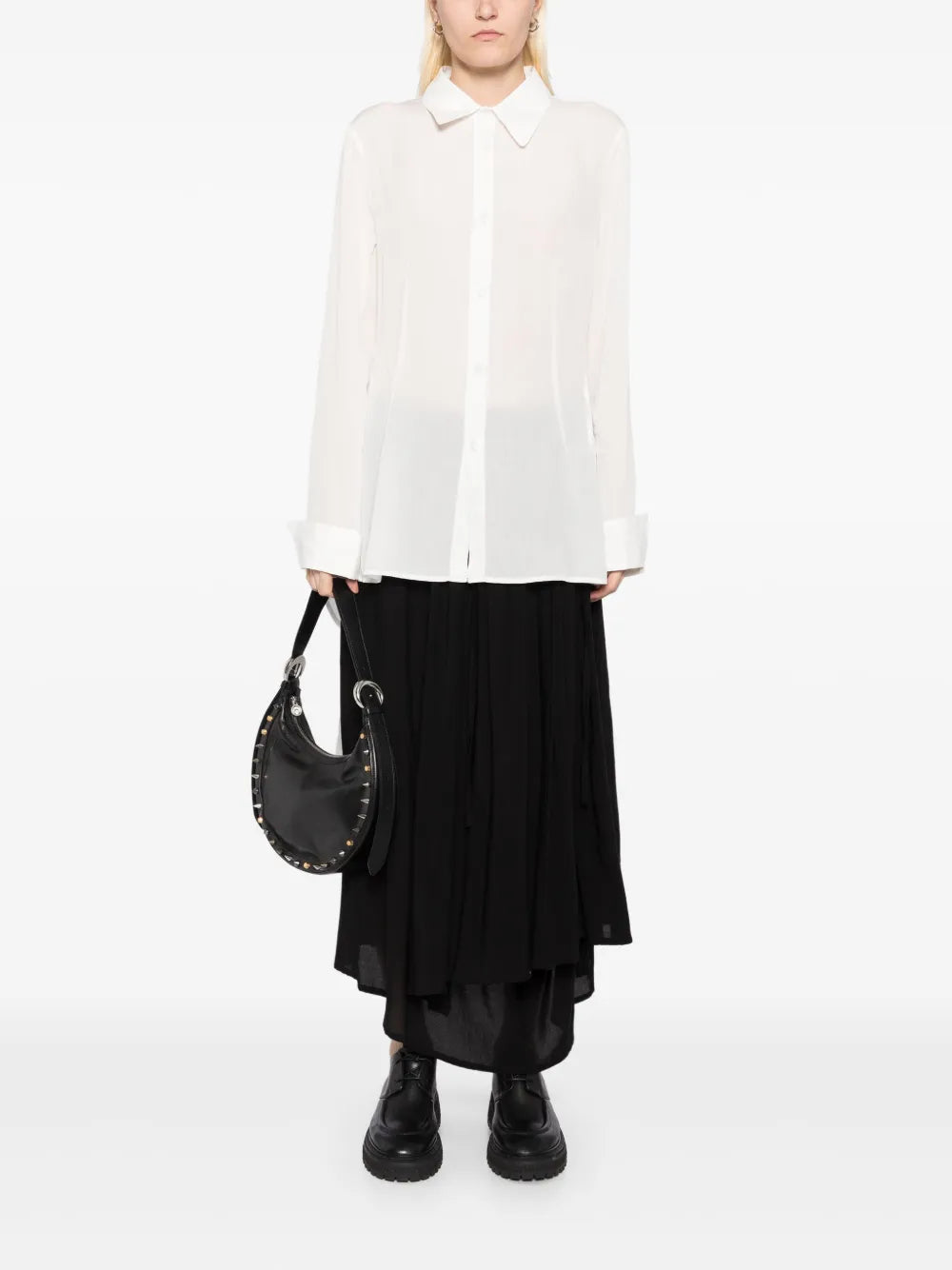 Asymmetric Long Sleeves Shirt