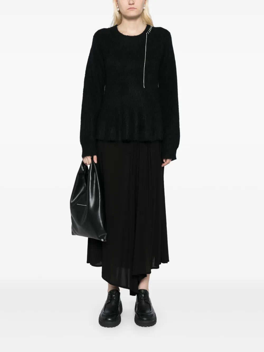 Embroidered Long-Sleeved Jumper