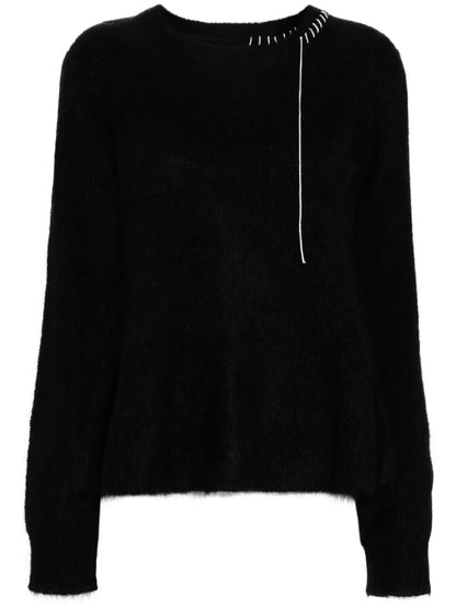 Embroidered Long-Sleeved Jumper
