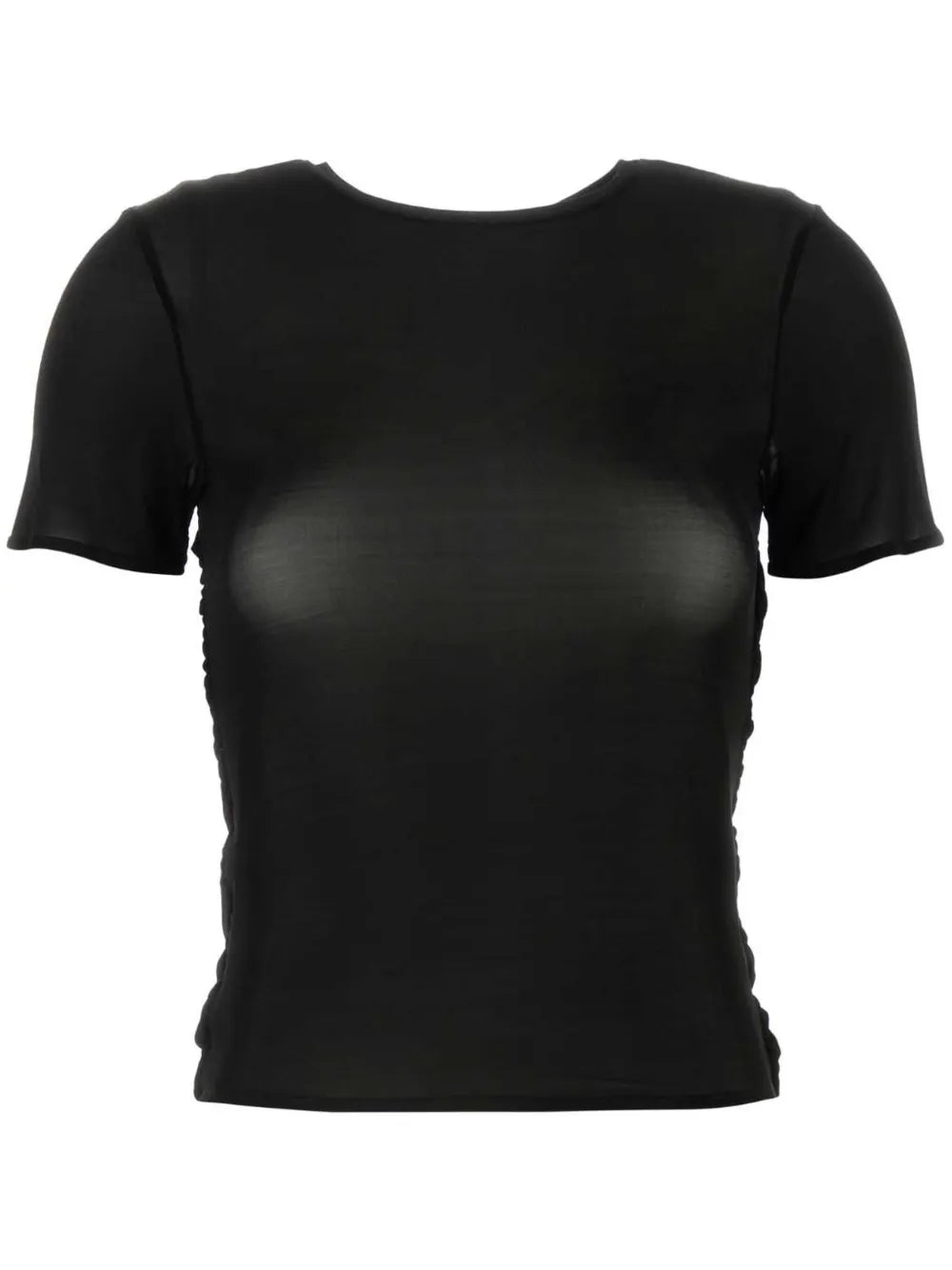Mesh Ruched T-Shirt