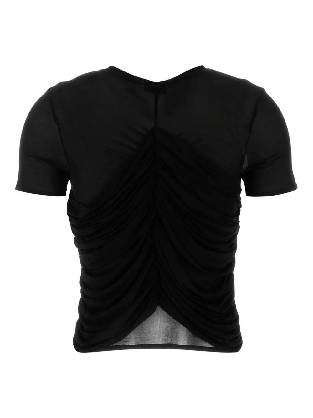 Mesh Ruched T-Shirt