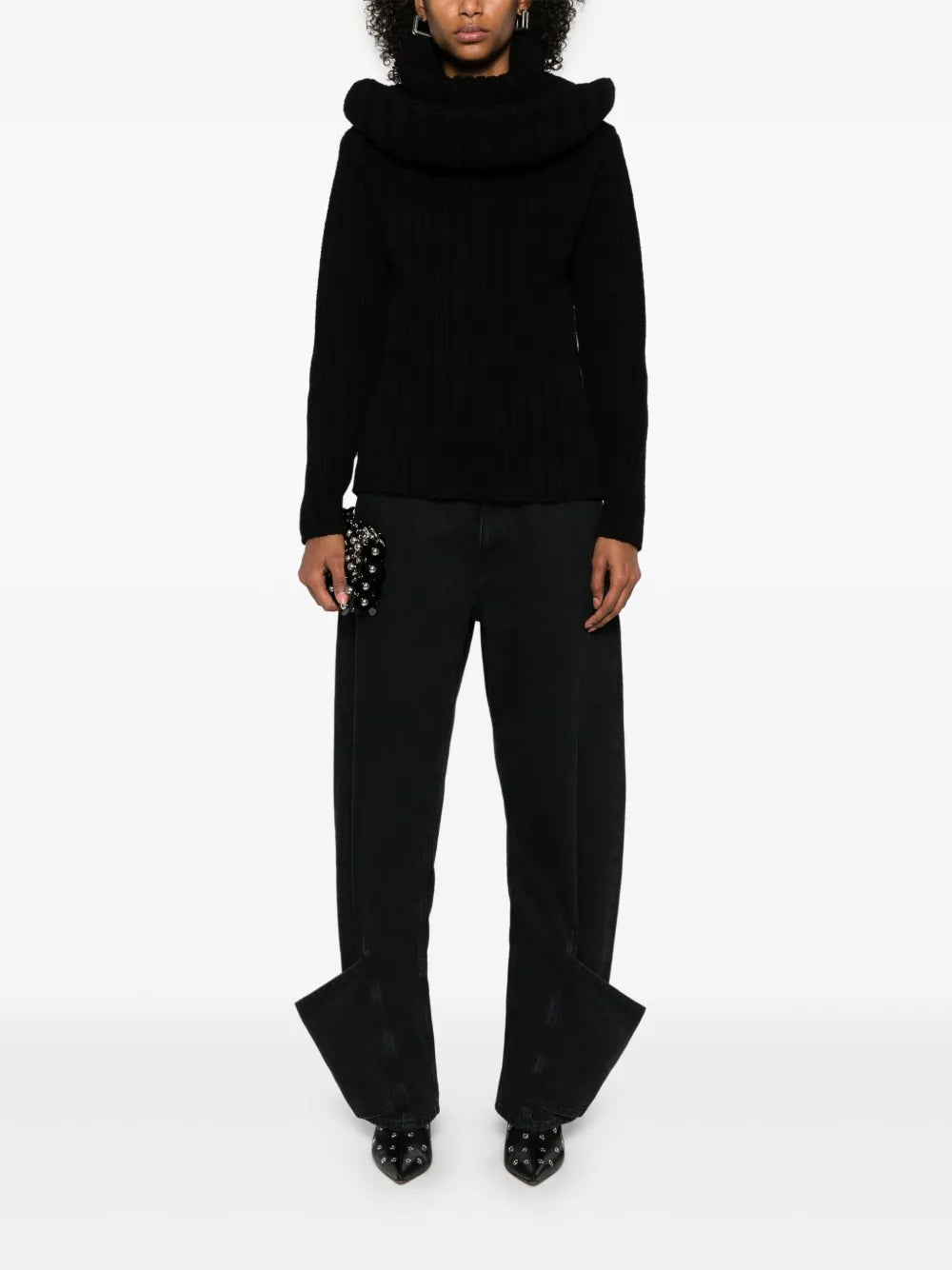 Chunky Ribbed Knit Sweater