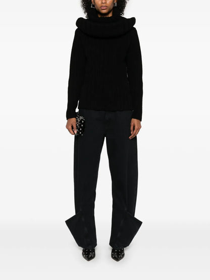 Chunky Ribbed Knit Sweater