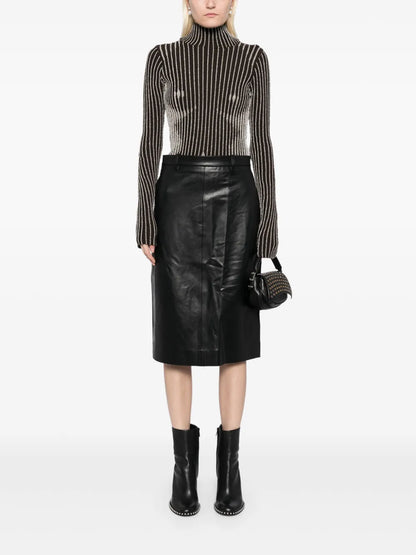 Mid-Length Waist Skirt