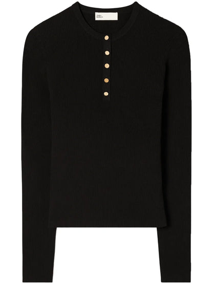 Fine-Ribbed Jumper