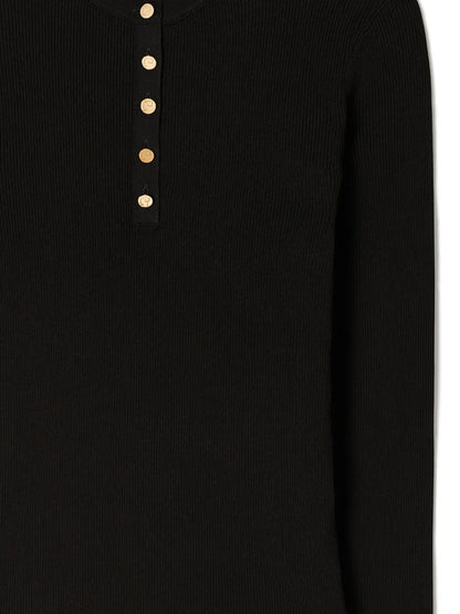 Fine-Ribbed Jumper