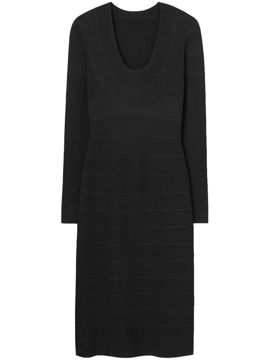 U-Neck Sweater Dress